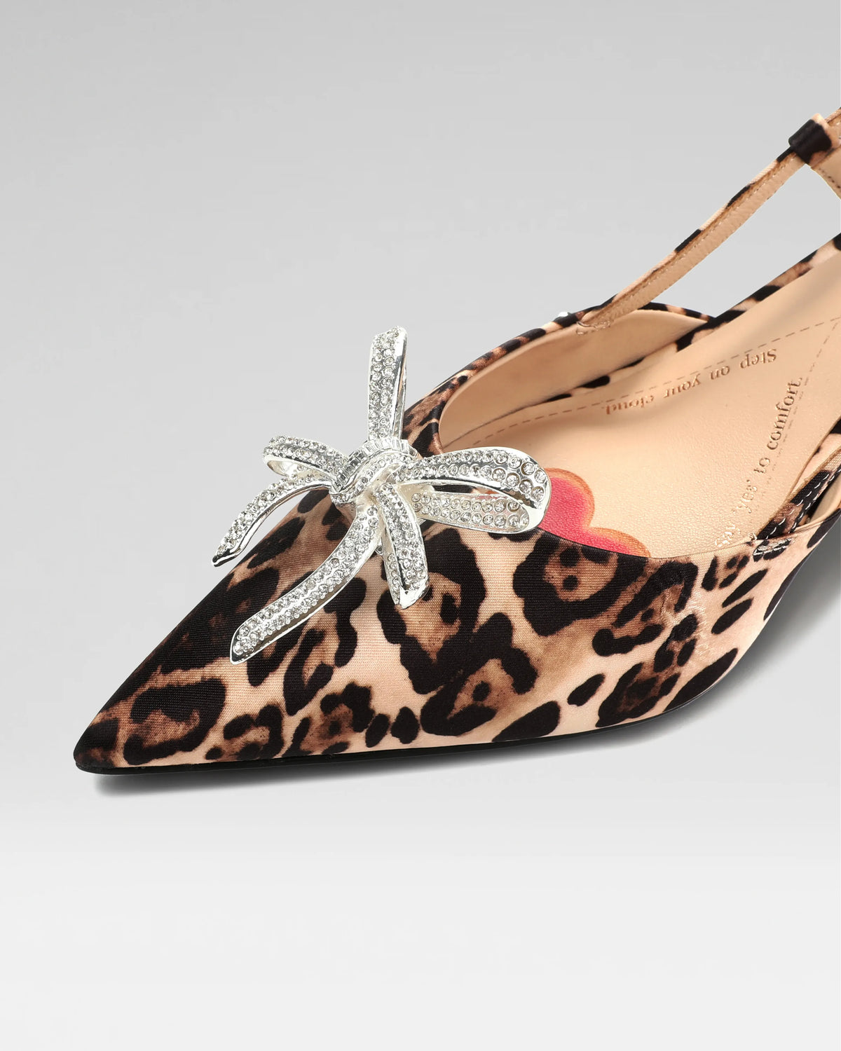 Helena Leopard Slingback 60