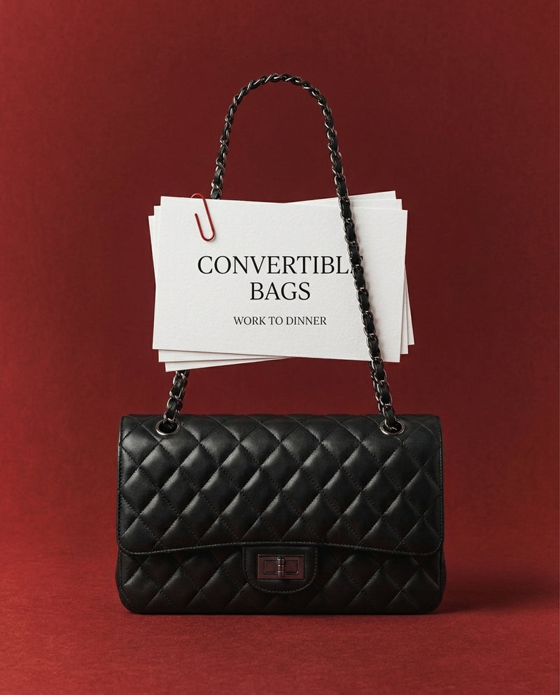Convertible bags that go from work to dinner