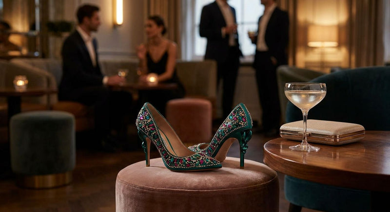 Statement heels for a cocktail party