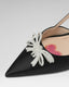 Elara slingback heel black