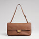 Trove 26 Caramel Leather Shoulder Bag