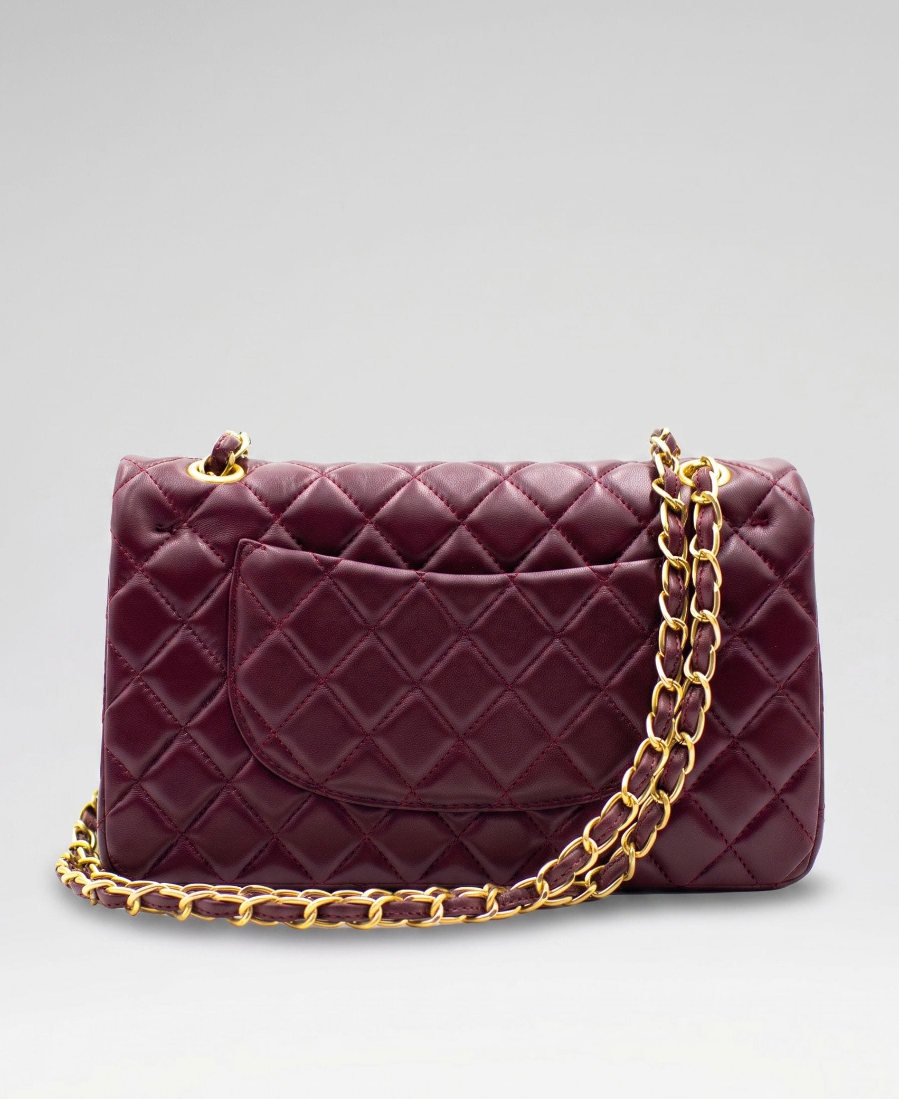 Crossly Burgundy Leather Medium Shoulder Bag