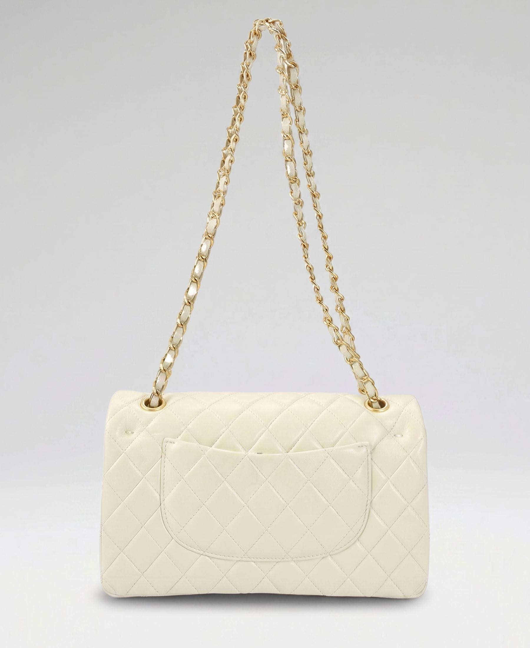Crossly White Leather Medium Shoulder/Crossbody Bag