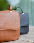 Trove 26 Caramel Leather Shoulder Bag