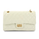 Crossly White Leather Medium Shoulder/Crossbody Bag