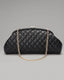 Lovers Clutch Black Quilted Leather Clutch