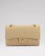 Crossly Beige Leather Medium Shoulder/Crossbody Bag