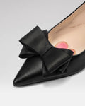 Eterna Bow Black Pumps