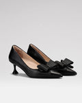 Eterna Bow Black Pumps