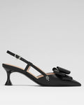 Eterna Bow Black Slingback 60