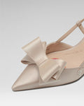 Eterna Bow Nude Slingback 60