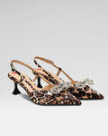 Gemini Leopard Slingback 60