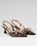 Helena Leopard Slingback 60
