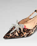 Helena Leopard Slingback 60