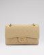 Crossly Beige Leather Medium Shoulder/Crossbody Bag
