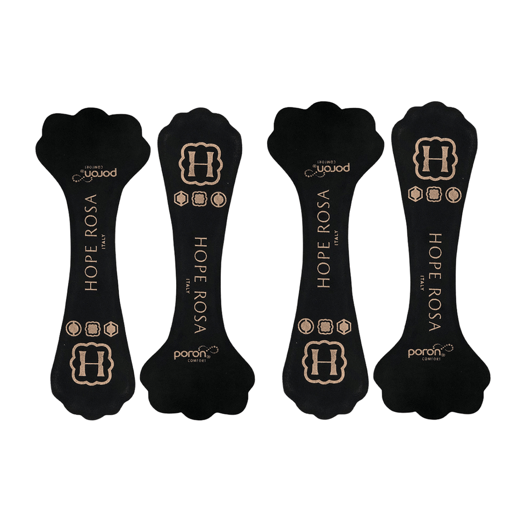 HOPE ROZA Insoles 2-Pair Full Length Cushion Insoles-Black