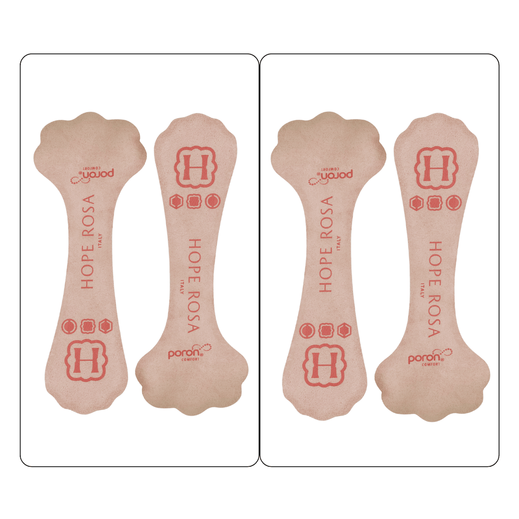 HOPE ROZA Insoles 2-Pair of Full Length Cushion Insoles for Women - Rose
