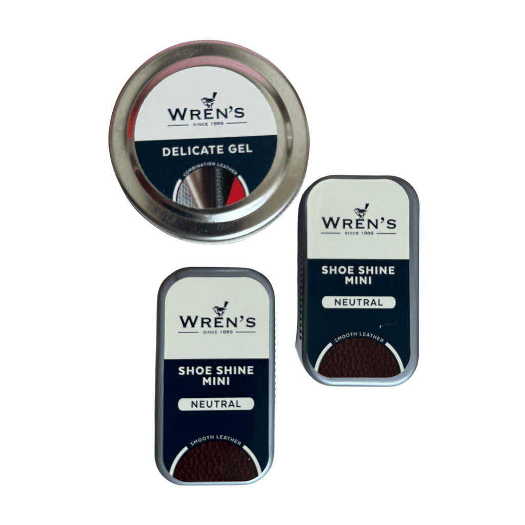 HOPE ROZA Leather Care Wren's Leather Repair & Shine Kit – Gel (50ml) & 2 Self-Shine Sponges