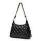 ARDOUR Quilted Leather Shoulder Bag (Black)