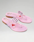 Moonraker Pink Leather Sandal