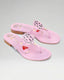 Moonraker Pink Leather Sandal