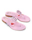 Moonraker Pink Leather Sandal