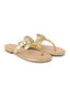 Moonraker Supah Gold Leather Sandal