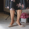 Buy Marylyn Nude Crystal Low-Kitten Heel Pumps For Womens