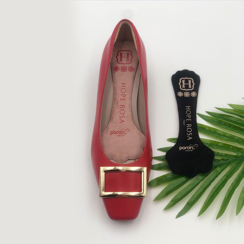 HOPE ROZA Insoles 2-Pair Full Length Cushion Insoles-Black