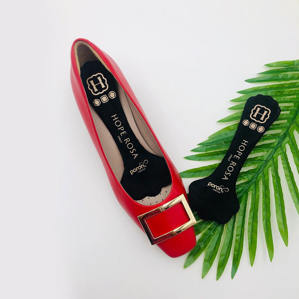 HOPE ROZA Insoles 2-Pair Full Length Cushion Insoles-Black