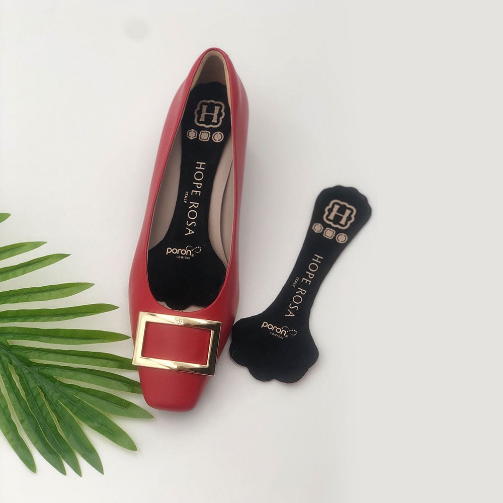 HOPE ROZA Insoles 2-Pair Full Length Cushion Insoles-Black