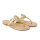 Moonraker Supah Gold Leather Sandal