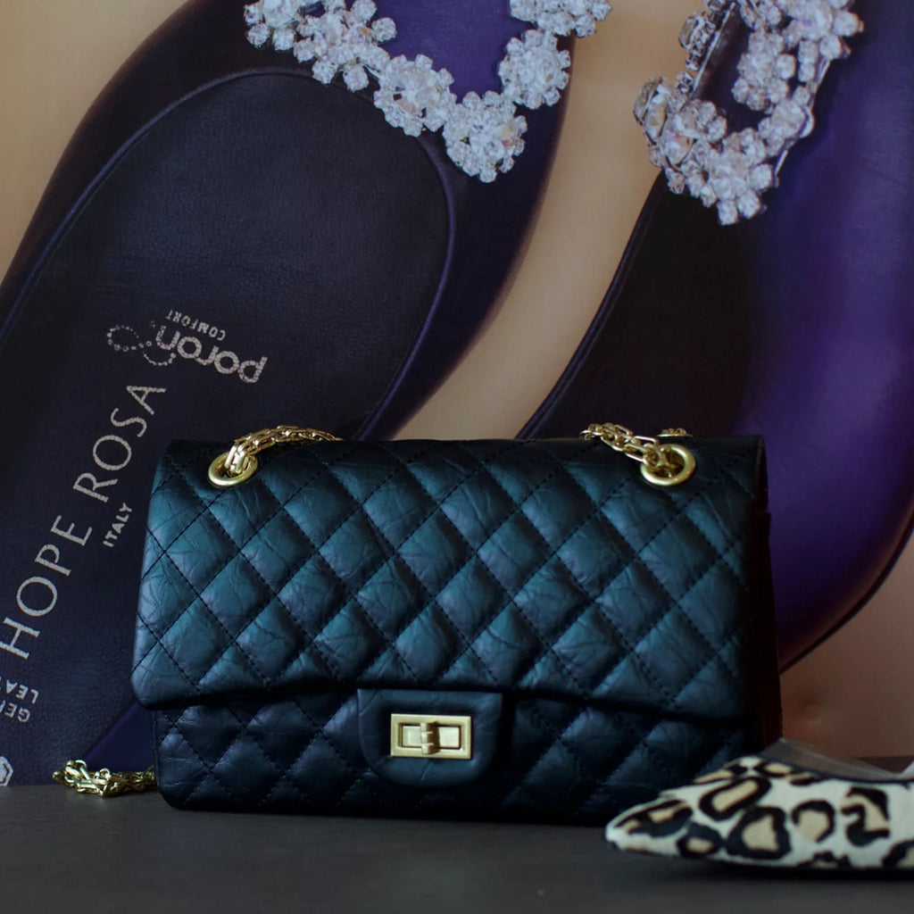 Buy Riot Black Leather Medium Shoulder Bag Bags- HOPE ROZA